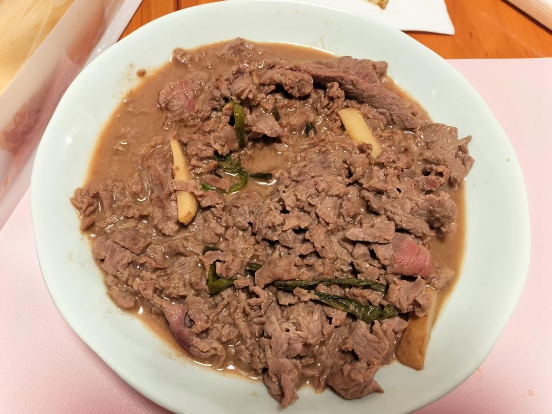 姜葱炒牛肉