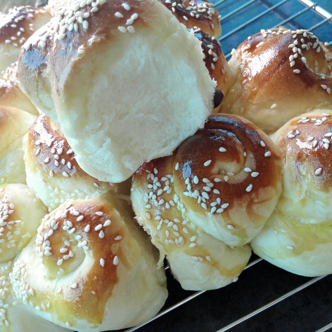 脆底蜂蜜小面包