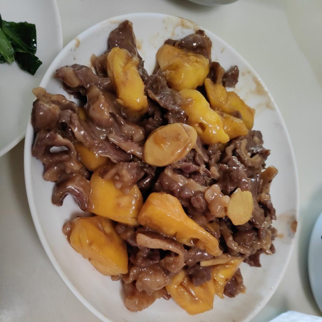 酸甜菠萝炒牛肉
