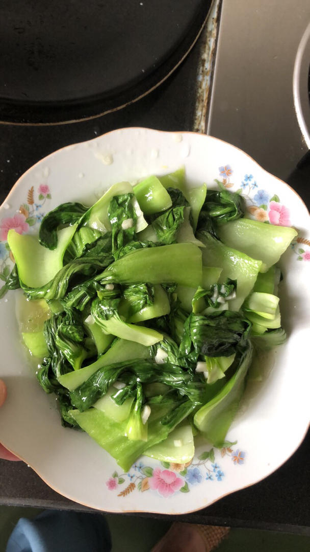 today开心做的5分钟炒青菜