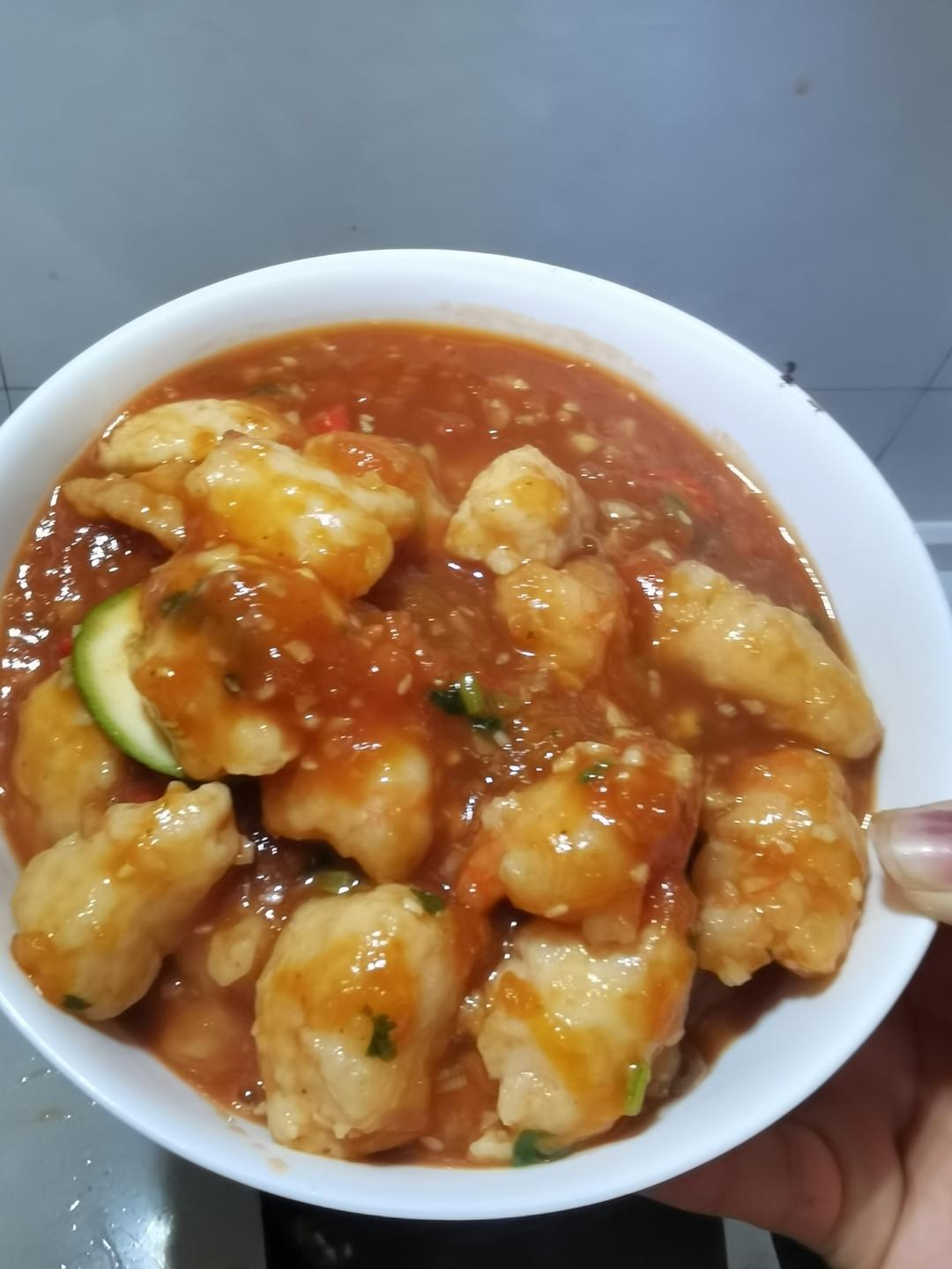 泰式酸辣虾球