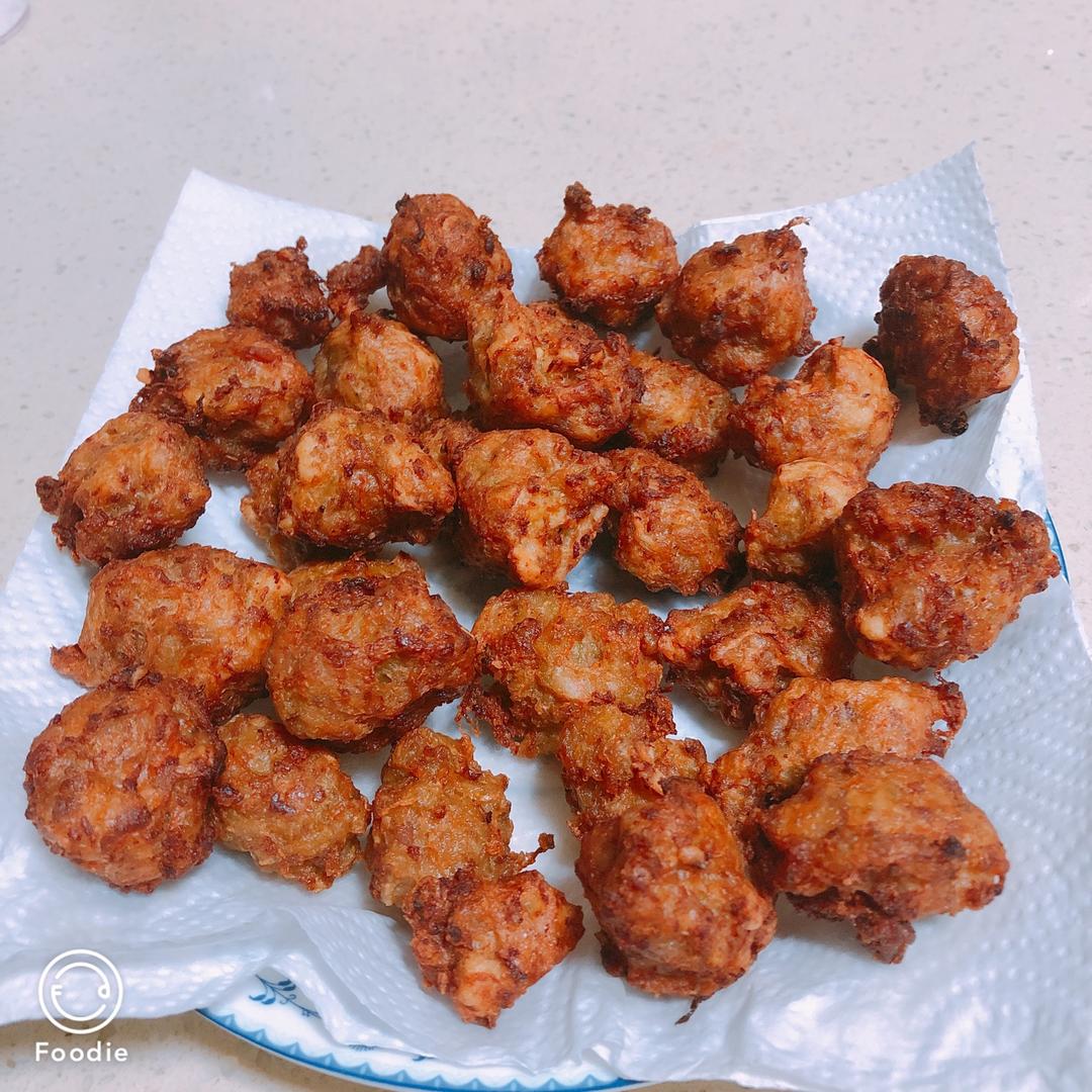 炸萝卜丝丸子