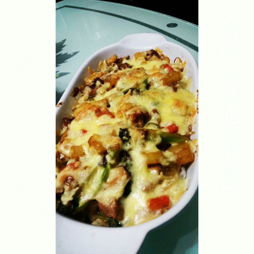 番茄鸡肉浓情焗饭【两人份】