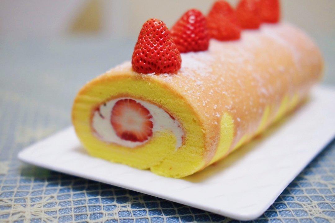 不开裂，不掉皮完美原味蛋糕卷