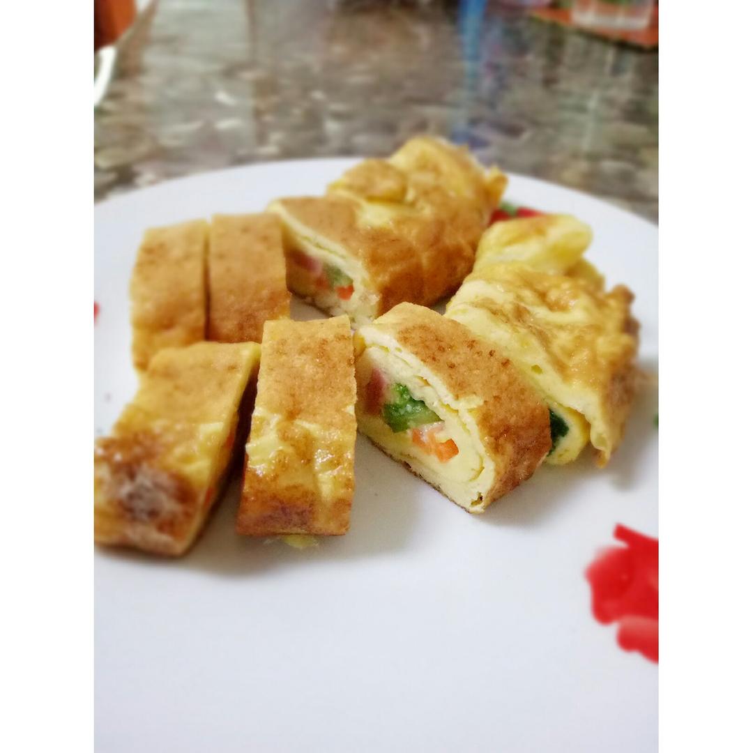 菠菜厚蛋烧