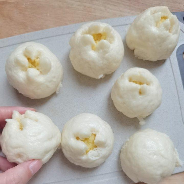 奶黄馅儿和奶黄包
