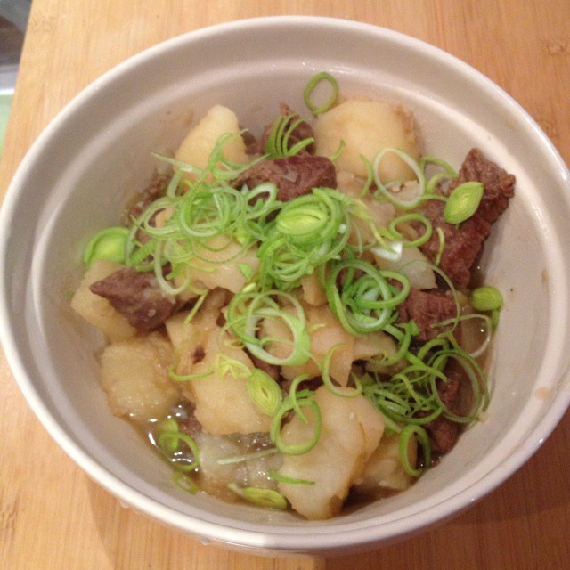 土豆炖牛肉