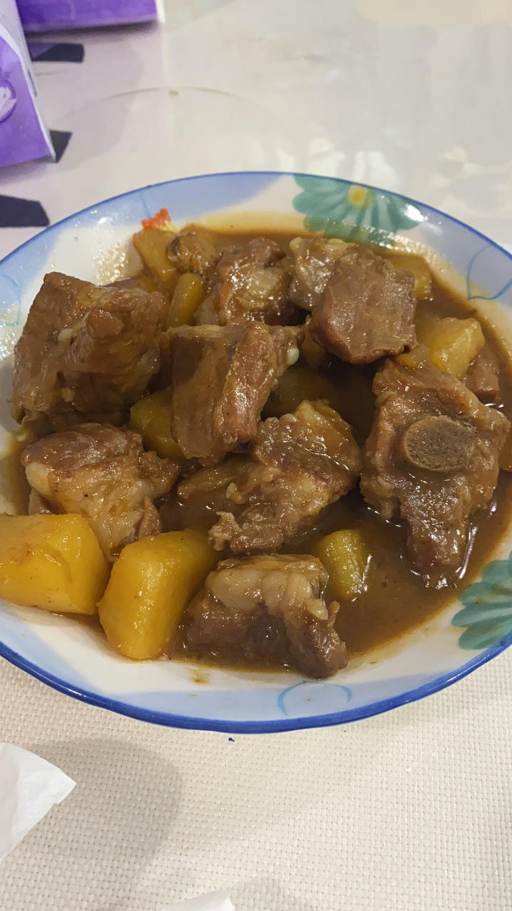 土豆炖排骨