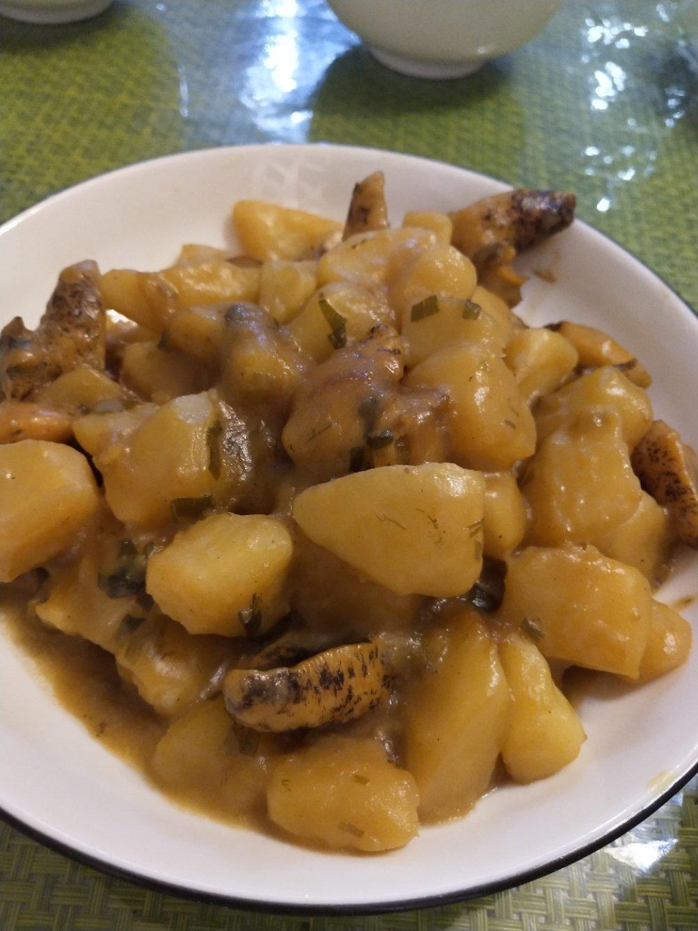 土豆炖豆角