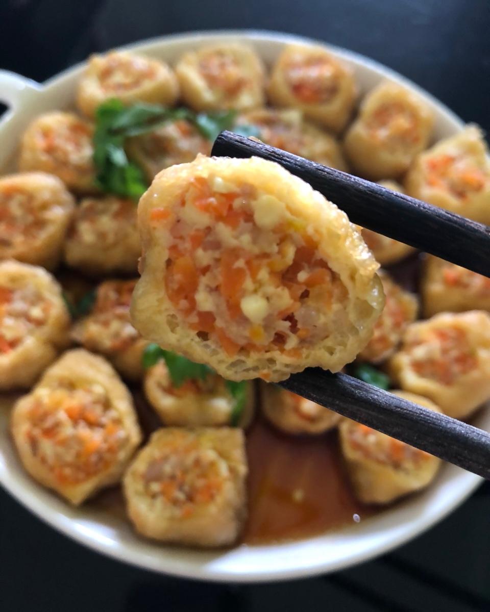 油豆泡塞肉