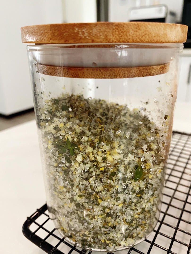 静3237做的新鲜香草盐herbsalt多种搭配