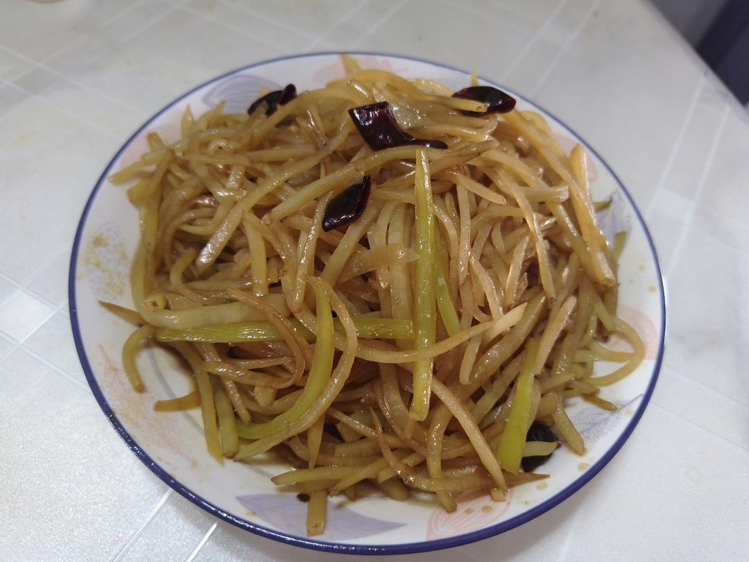 香辣土豆丝‼️简单快手菜