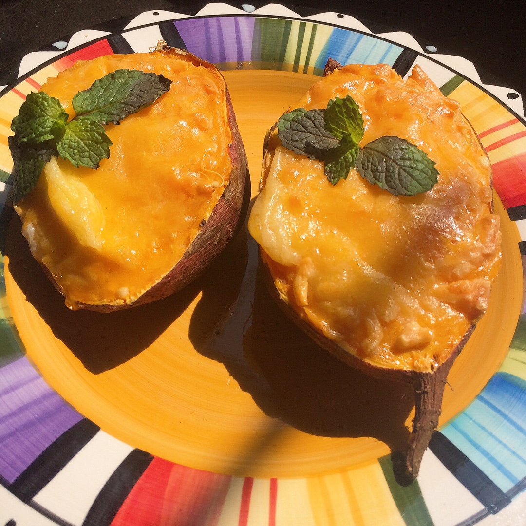 芝士奶油焗红薯