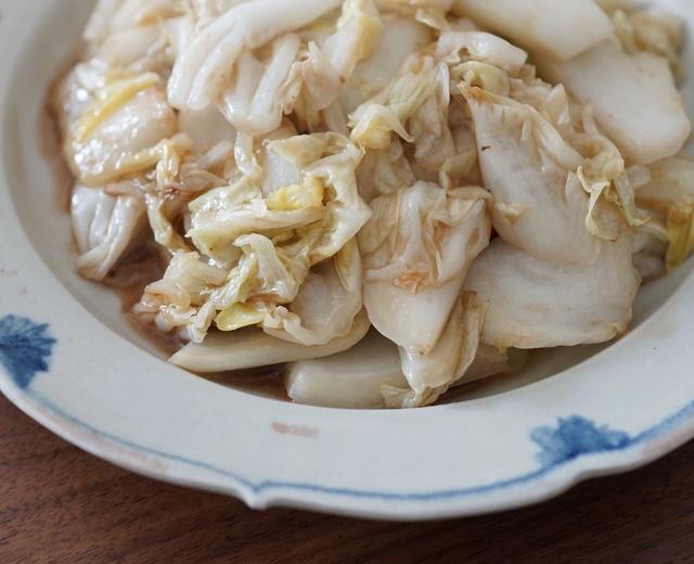 醋溜白菜的做法