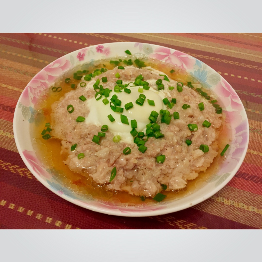 jewel_yuan做的肉末蒸蛋
