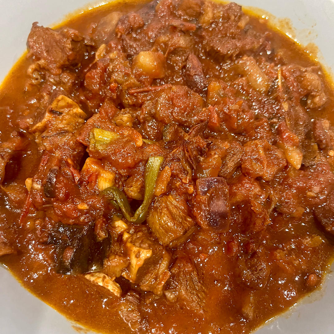 番茄炖牛腩
