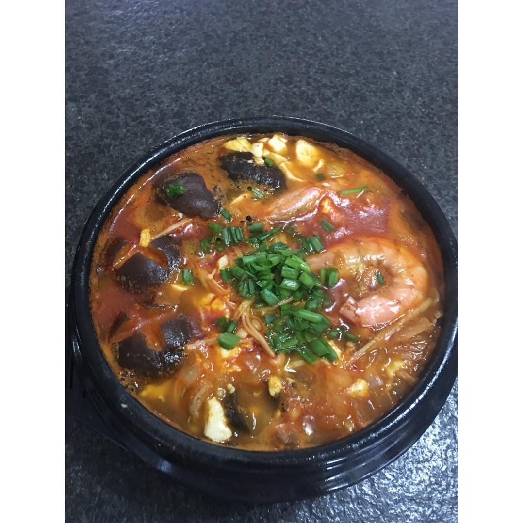 韩式豆腐锅 Korean Tofu Hotpot