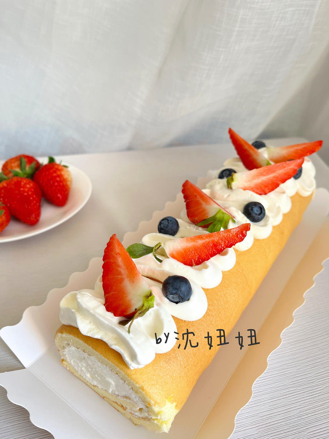 蛋糕卷这样做‼️不掉皮不开裂（小视频食谱）