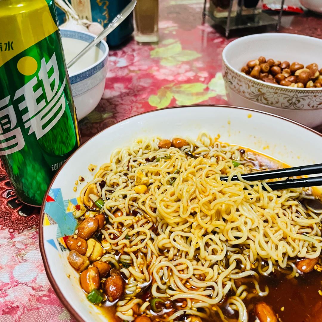 黄磊老师同款👉雪碧拌面🍜好吃到爆❗️