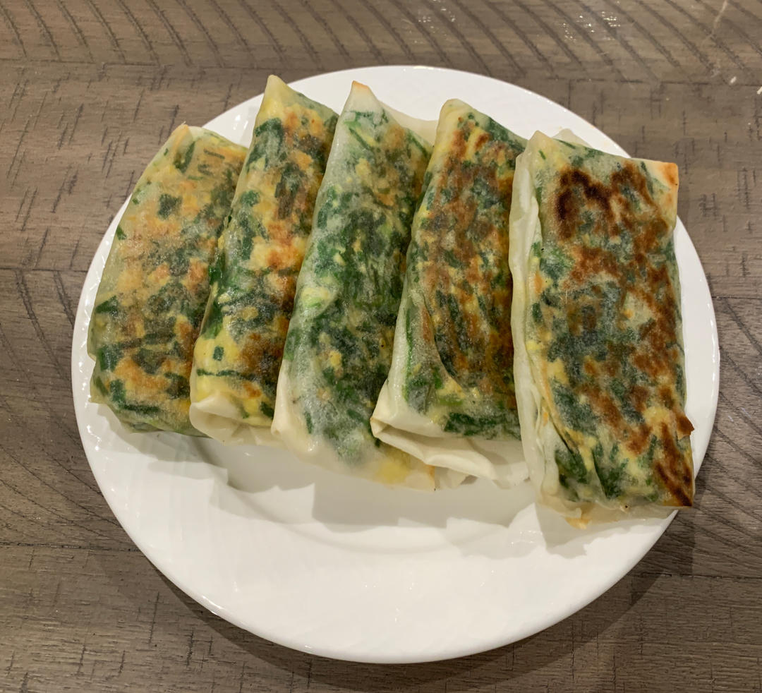春卷皮韭菜盒子的做法