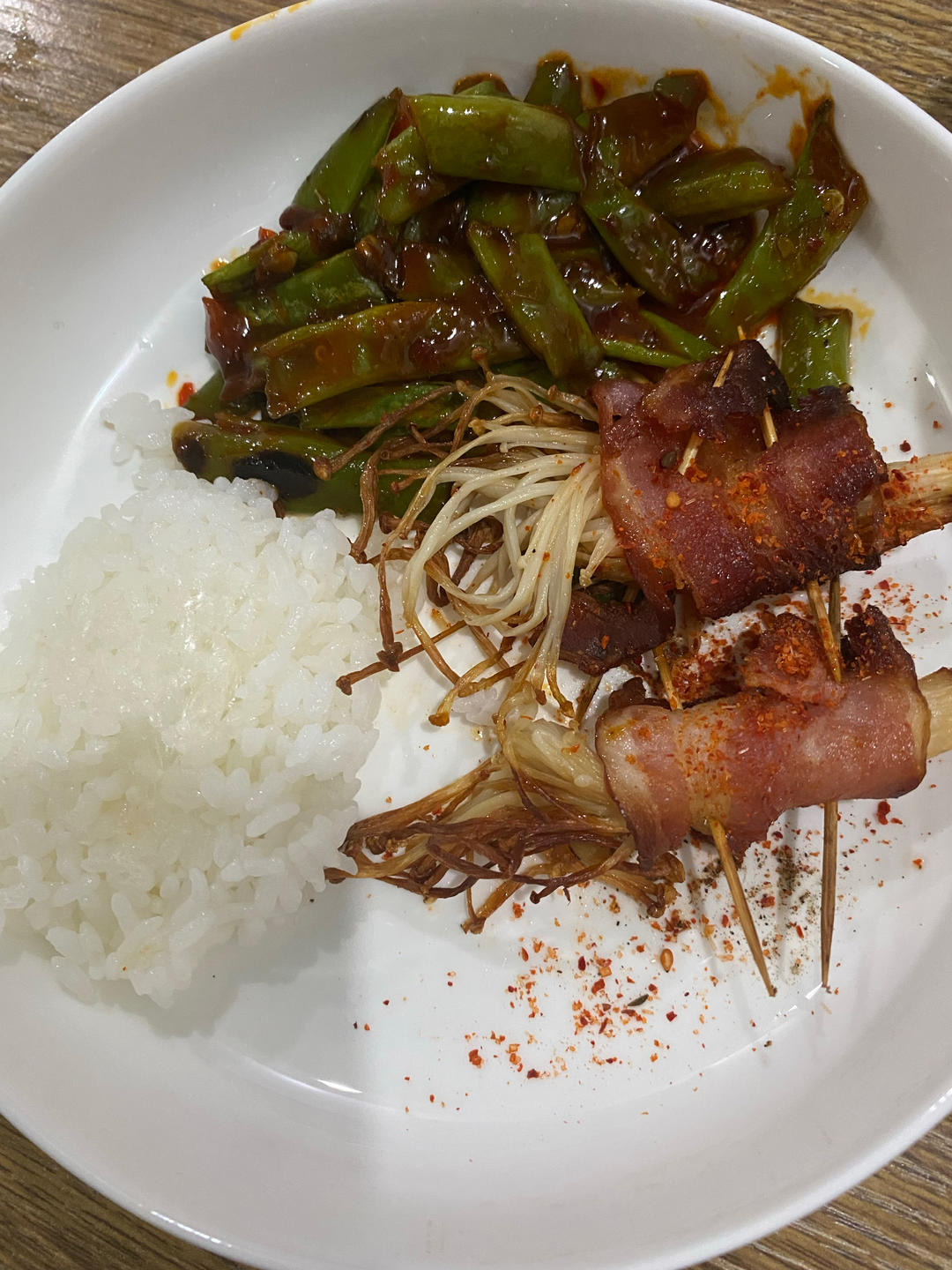 培根金针菇卷（烧烤味）