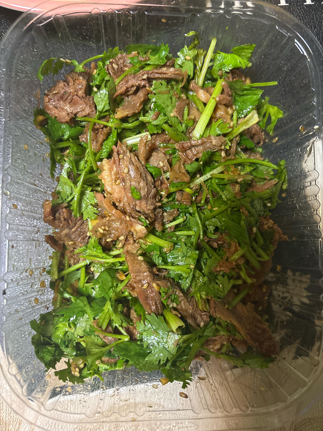 香菜拌牛肉
