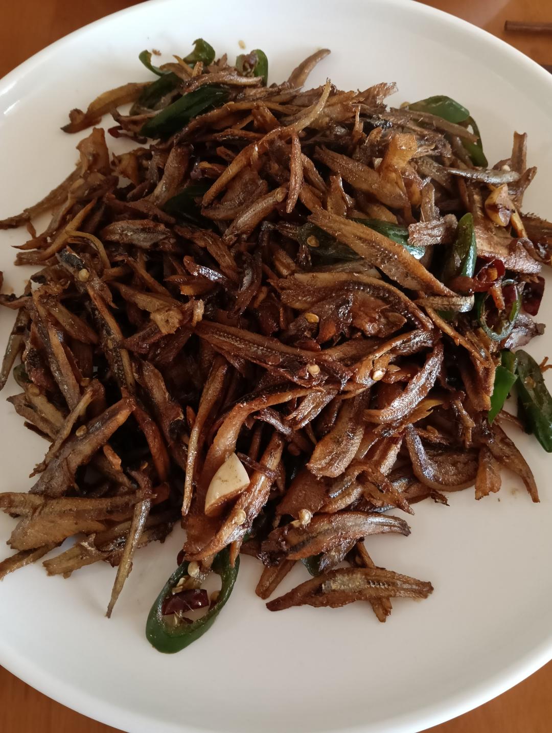 干小鱼仔炒辣椒