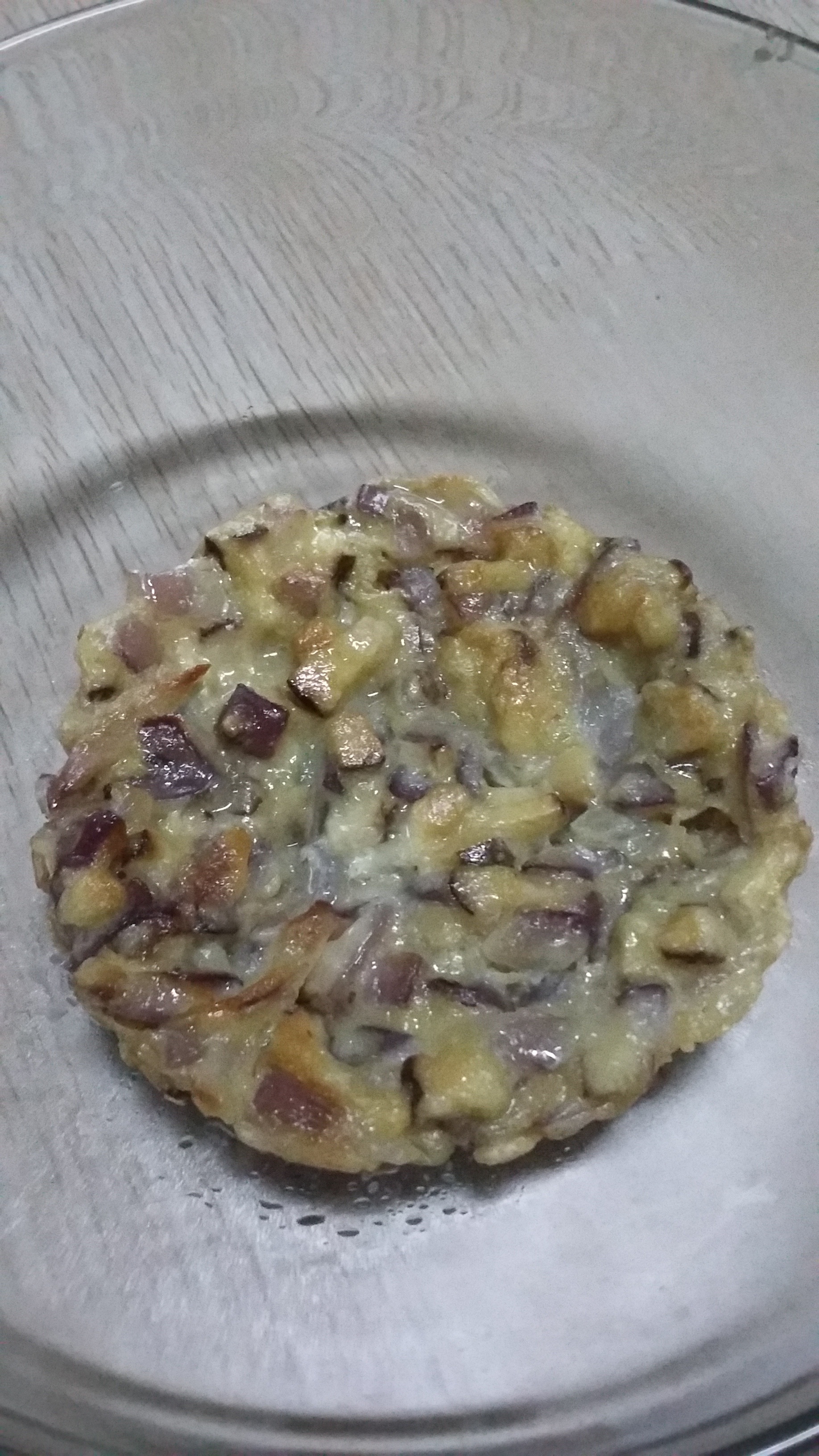 洋葱香菇鸡蛋饼
