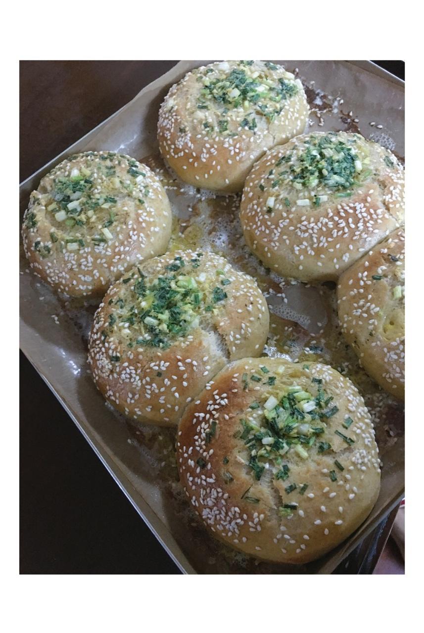 芝麻葱花面包