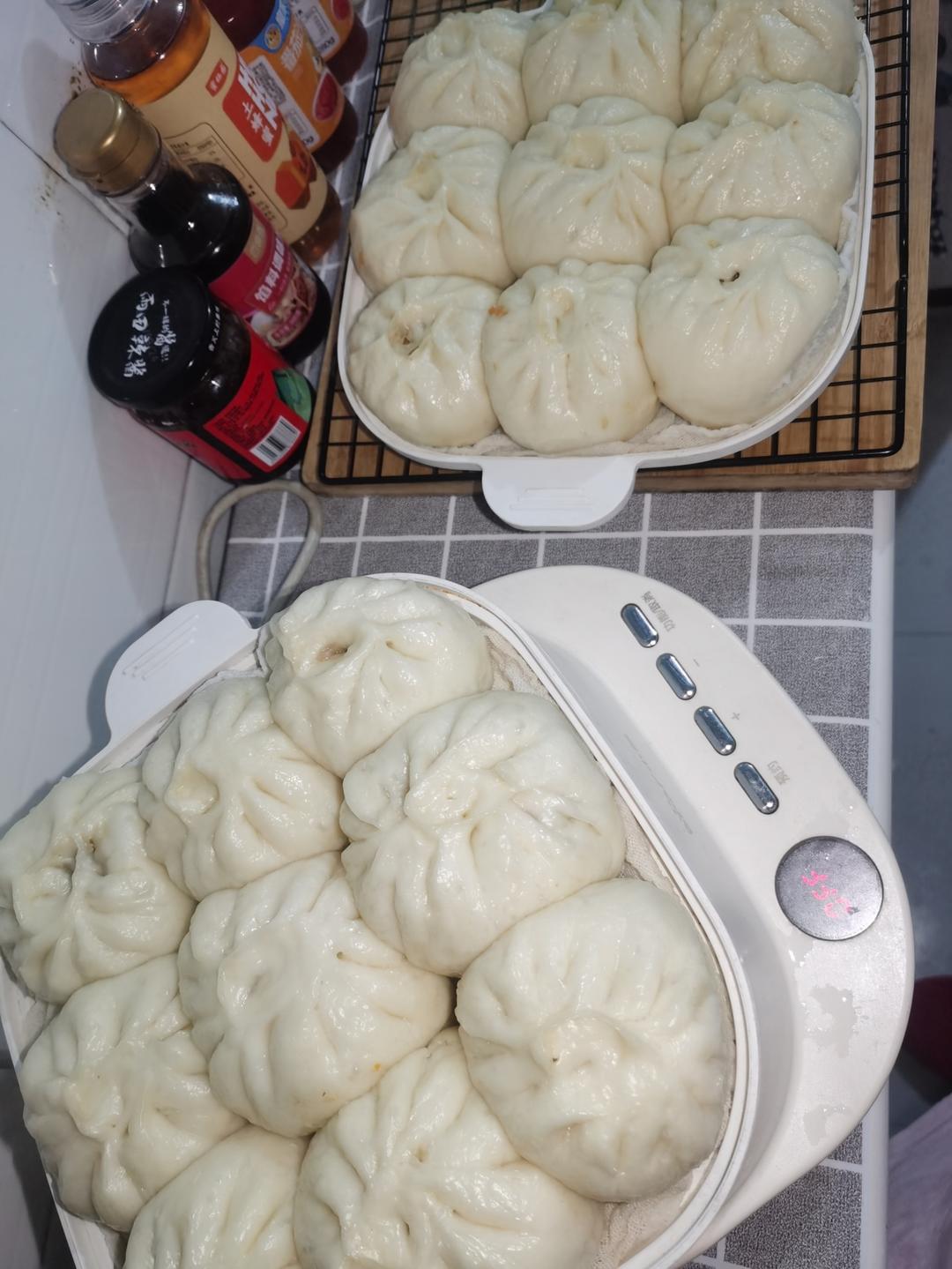 一次发酵肉包子