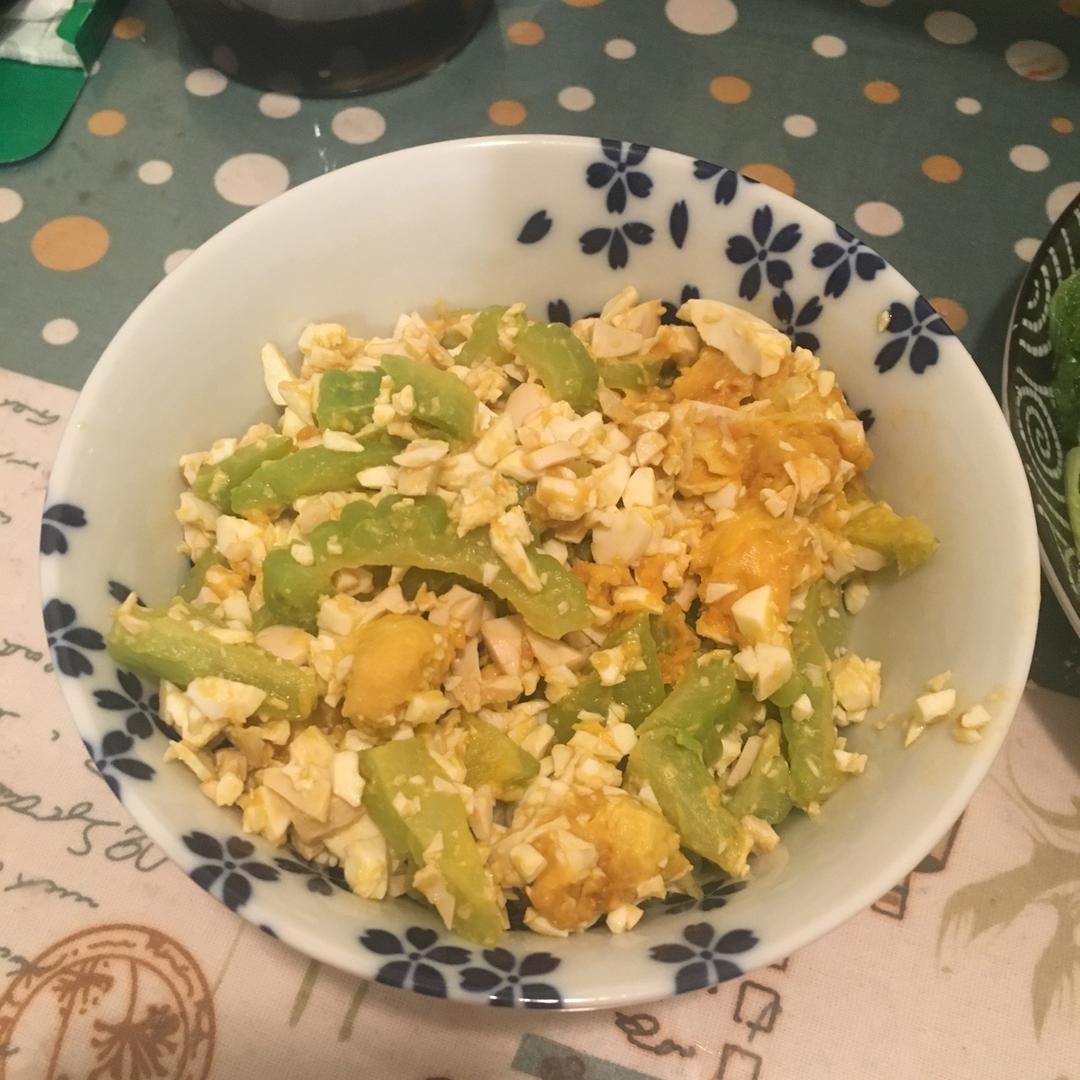 苦瓜咸蛋