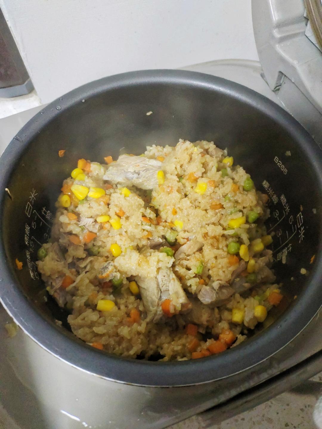 简单版猪小排抓饭