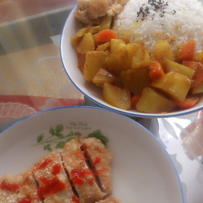 炸猪排咖喱饭