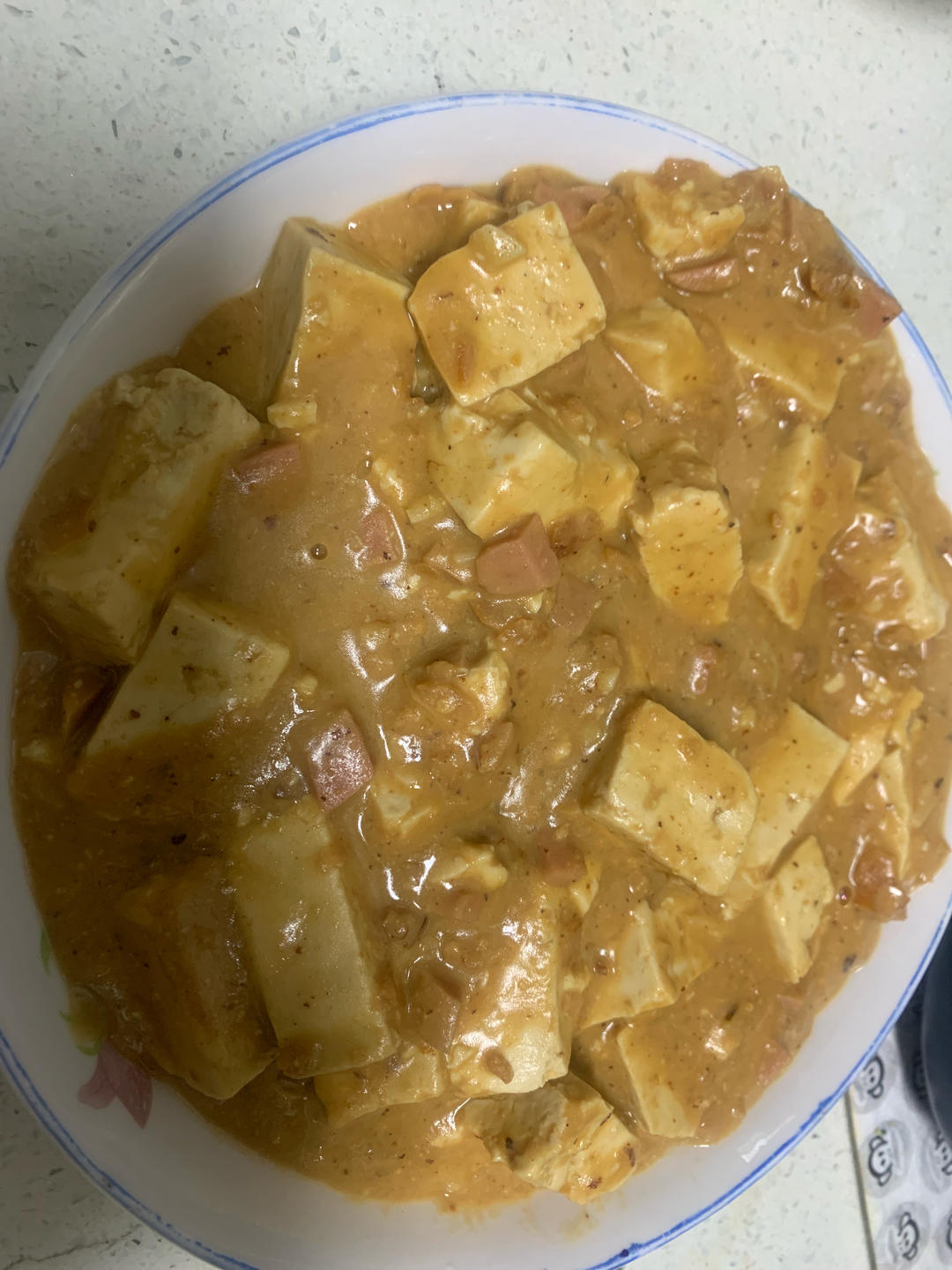 营养又鲜香的咸蛋黄豆腐煲