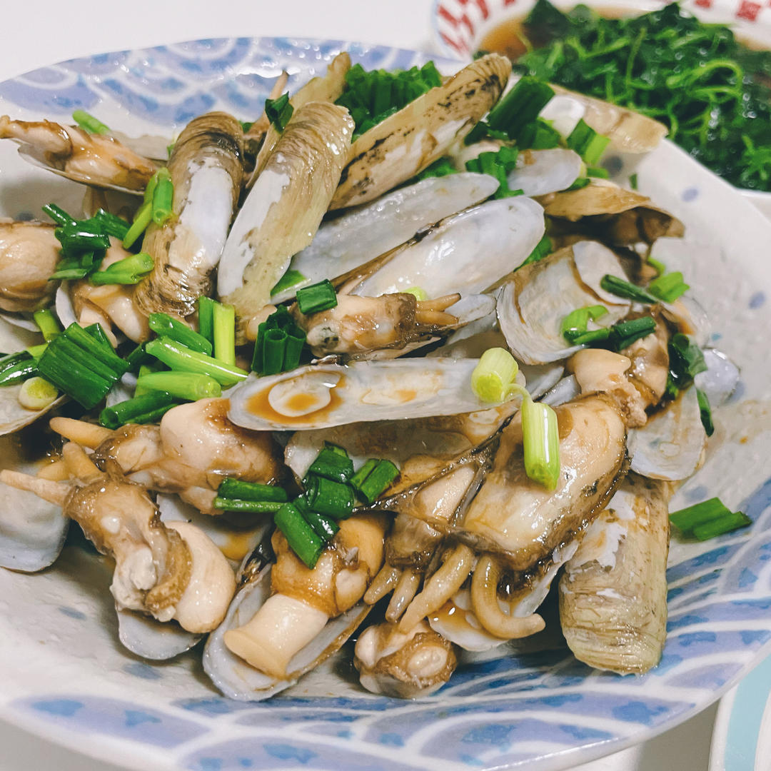 葱油蛏子