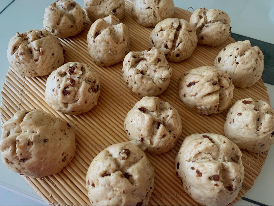 一次发酵红枣开花馒头