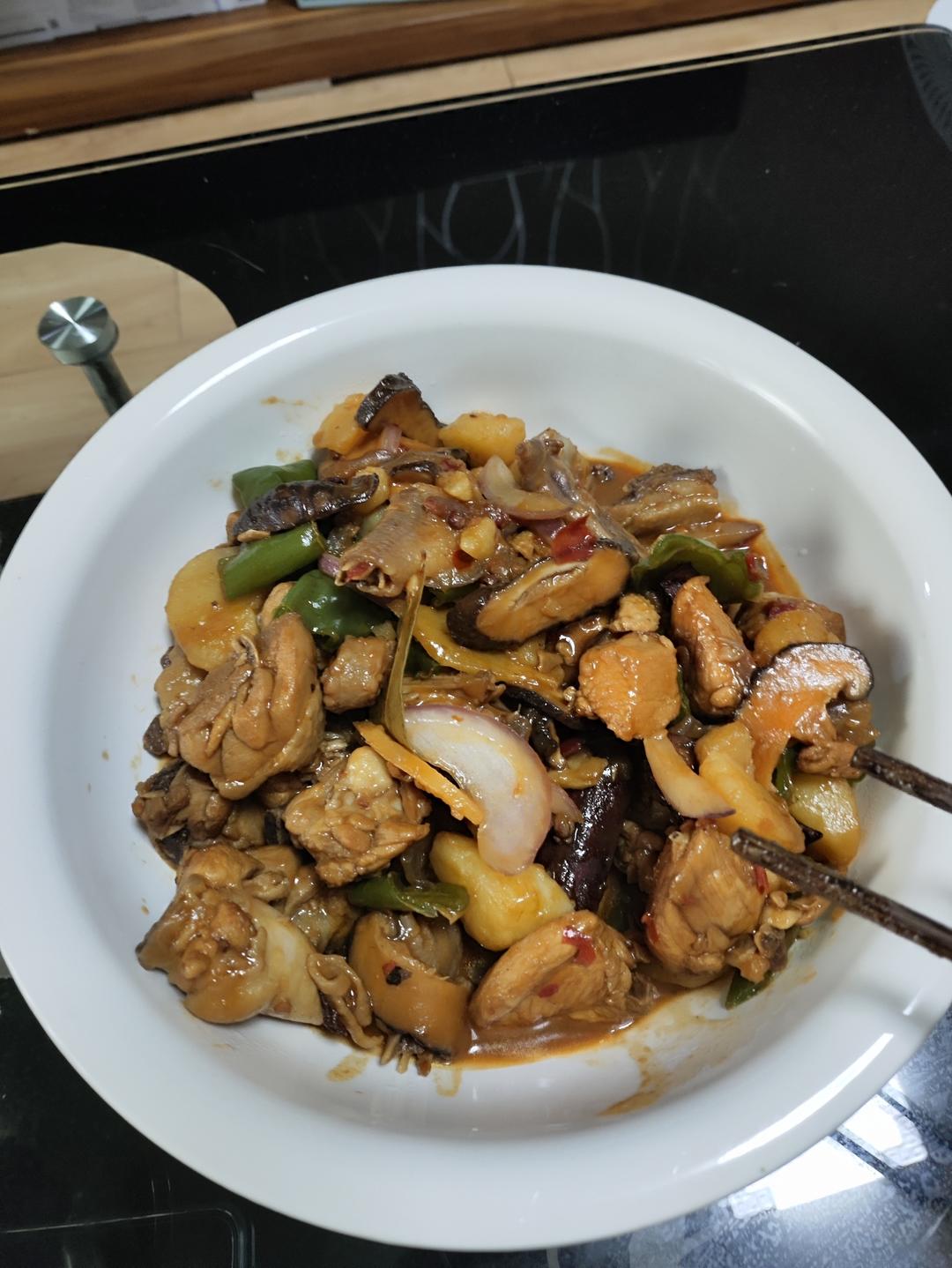 红烧鸡块 焖烧