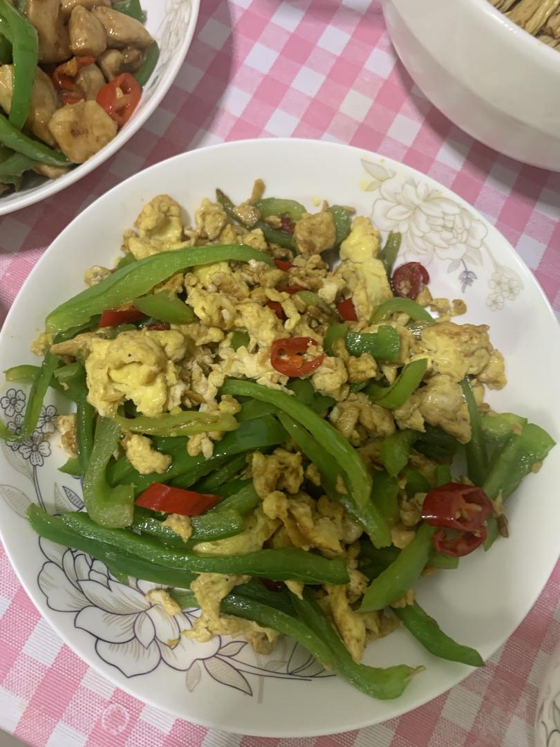 青椒炒鸡蛋