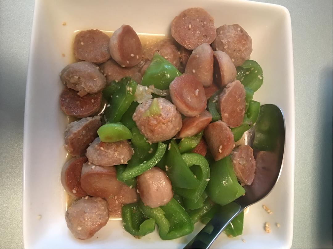 青椒牛肉丸