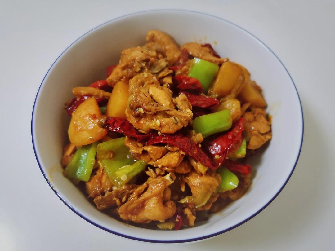 超简单但好吃的双人份大盘鸡