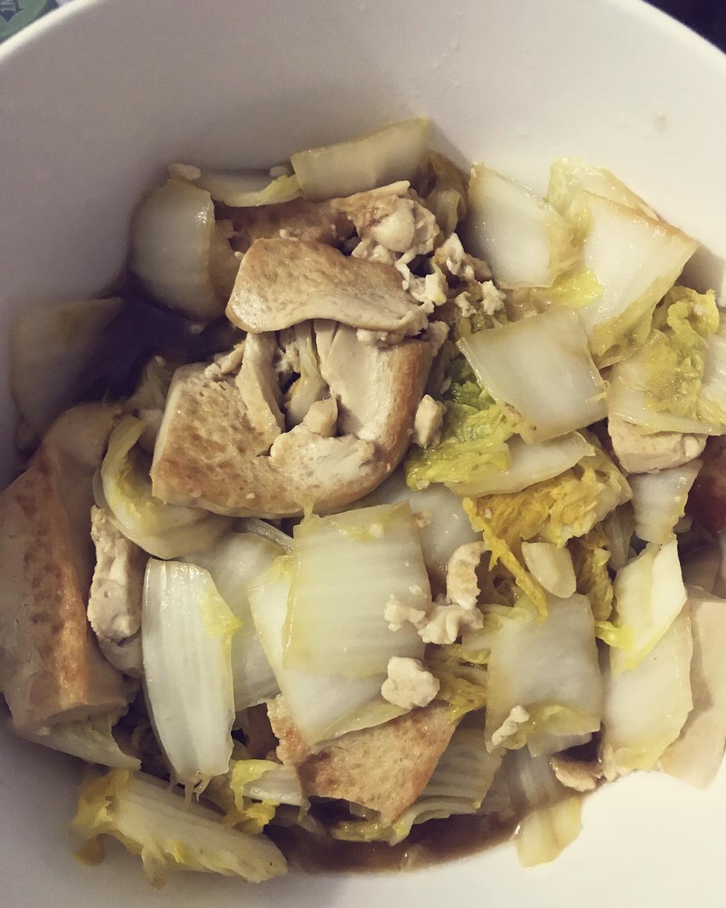 娃娃菜炖豆腐
