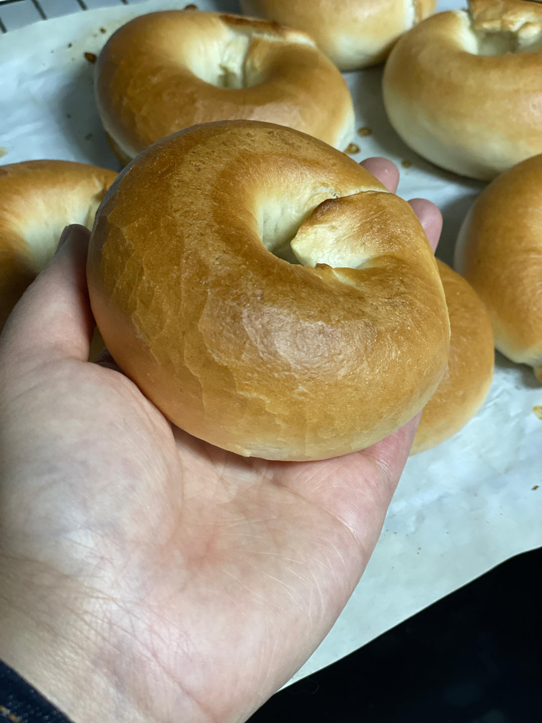 朴素的贝果（基础款），大爱，无油无糖减肥首选，越啃越香呢