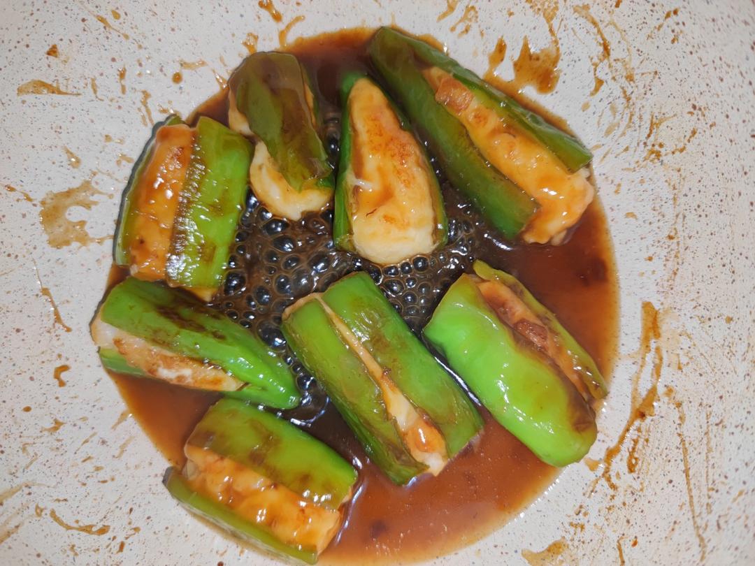 虾滑酿尖椒