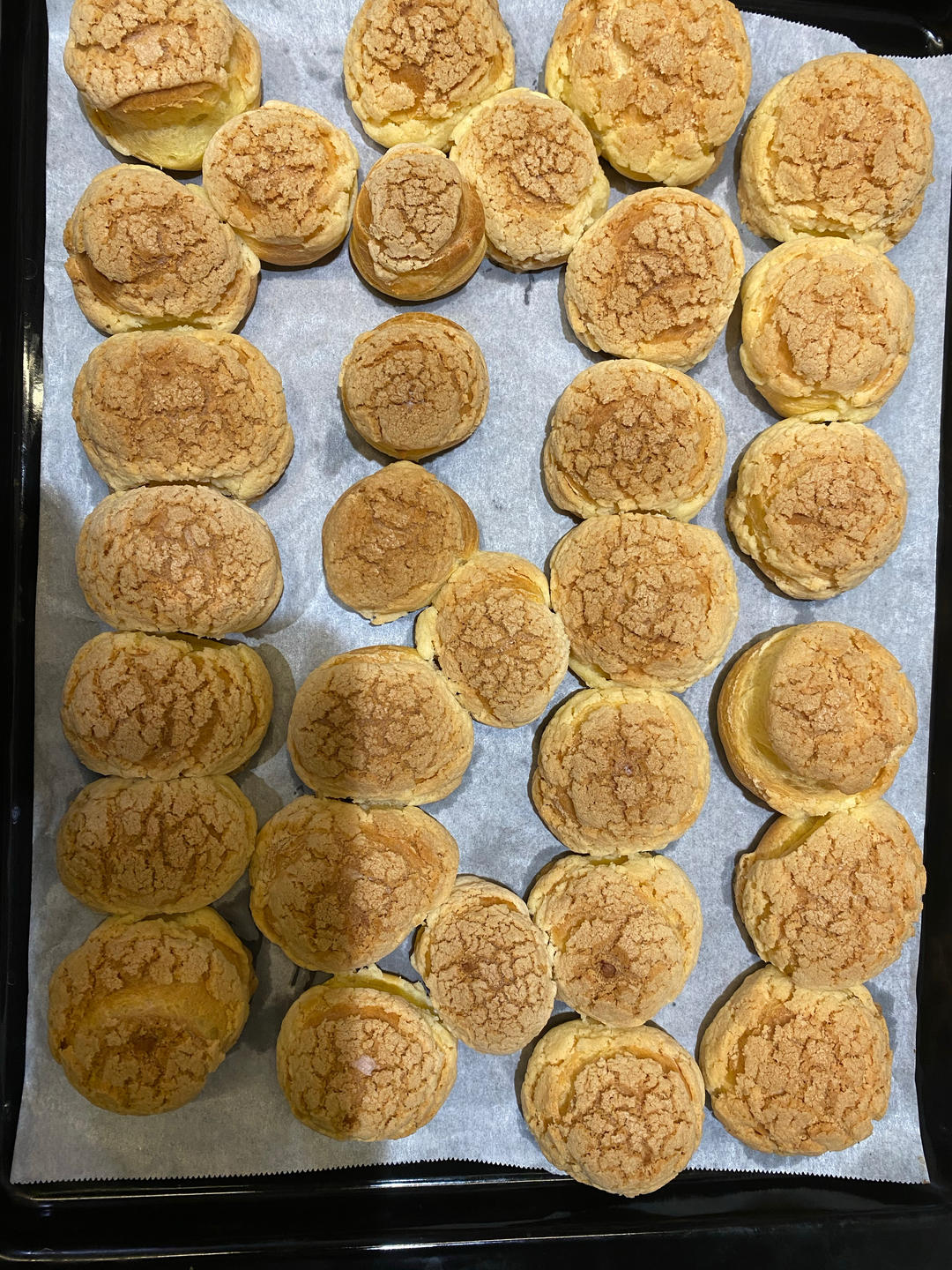 十分美味的酥皮泡芙