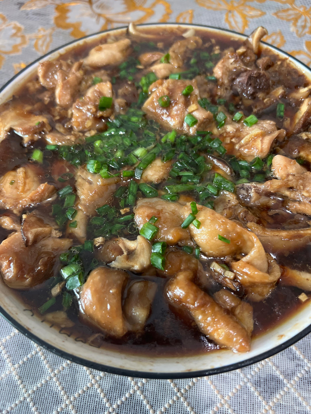 香菇蒸滑鸡