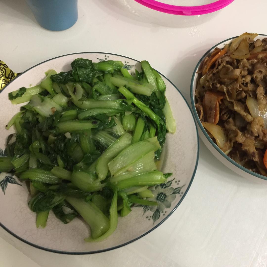 清炒小白菜