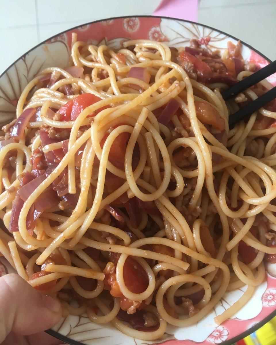 番茄肉酱意大利面