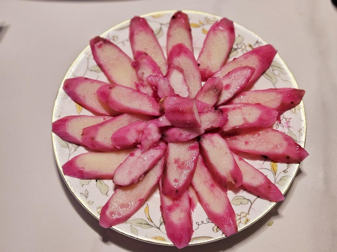 花开富贵（山药火龙果）