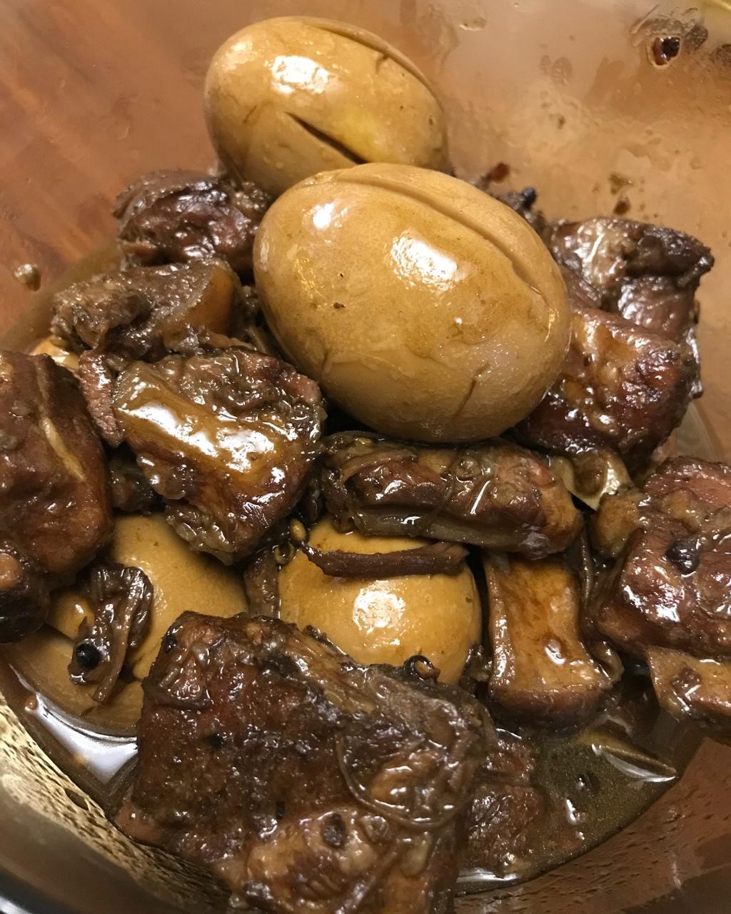 啤酒卤蛋烧排骨