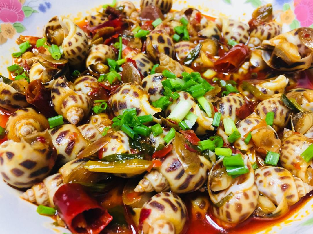 乐在其中-60做的辣酒煮花螺